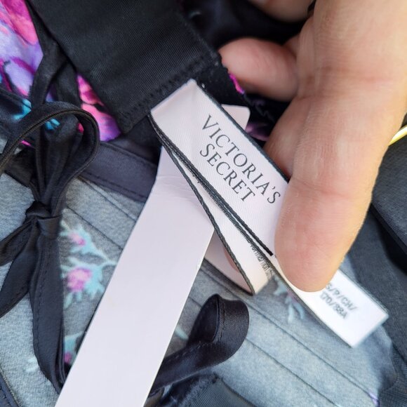 Victoria's Secret Stretch Satin Corset Mini Slip NWT - Picture 11 of 15